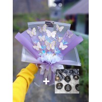 Buket Butterfly Special Purple